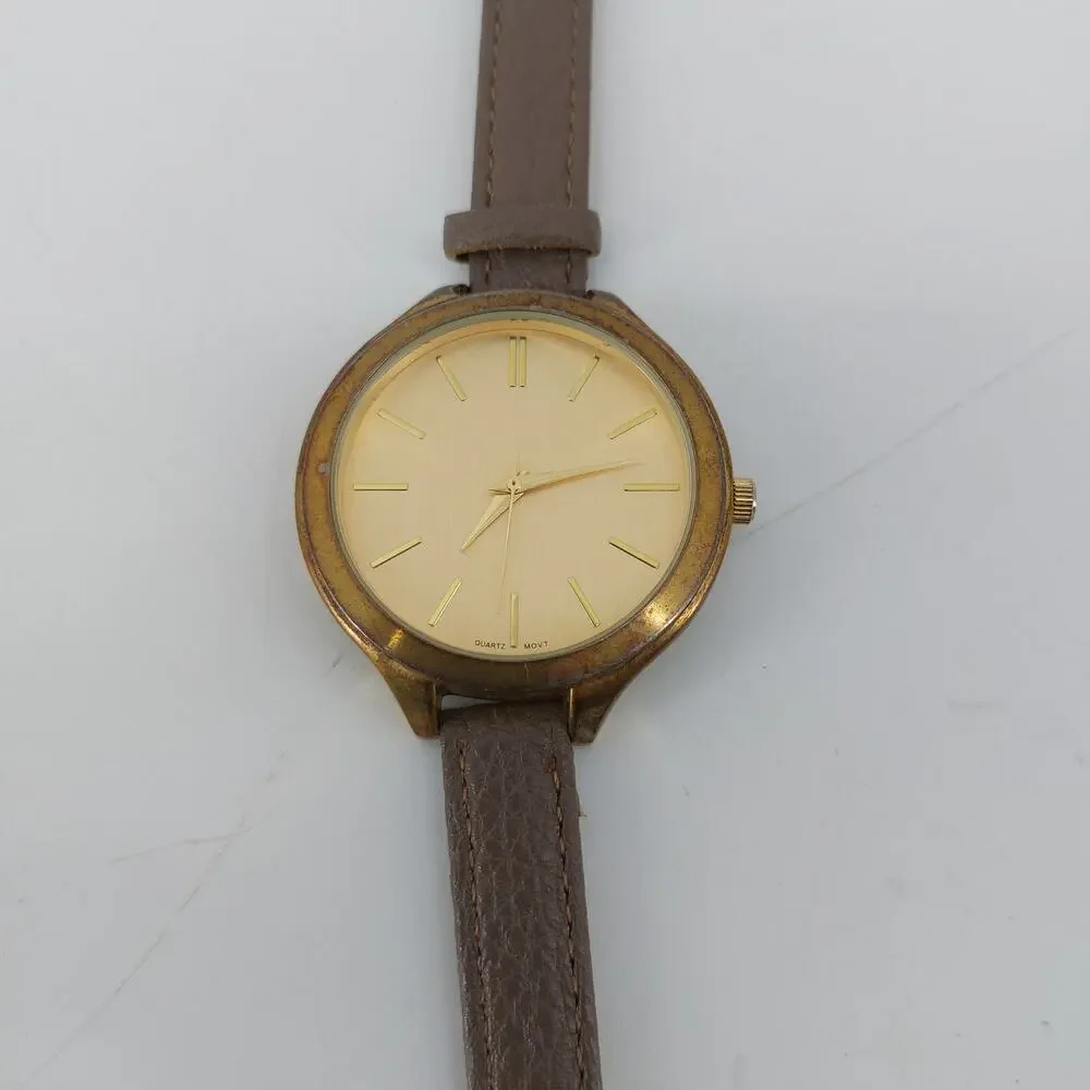 Francesca's Analog Wristwatch Brown Watch Quartz Movt